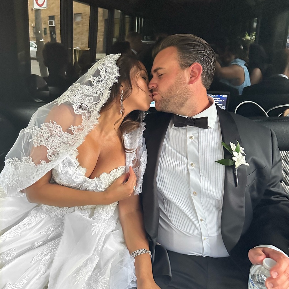 Stunning classic traditional long cathedral wedding veil😍